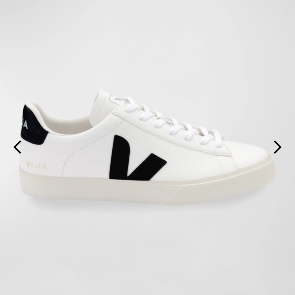 Lightly Worn VEJA Campo Bicolor Leather Low-Top Sneakers